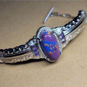 Purple Turquoise Bracelet